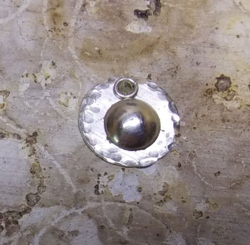 Judy Larson's Tiny Silver Charms part 1 - , Contemporary Wire Jewelry, How To Punch Holes, Hole Punching, Punch A Hole, Texturing, Butane Torch, Soldering, Solder, tiny charms